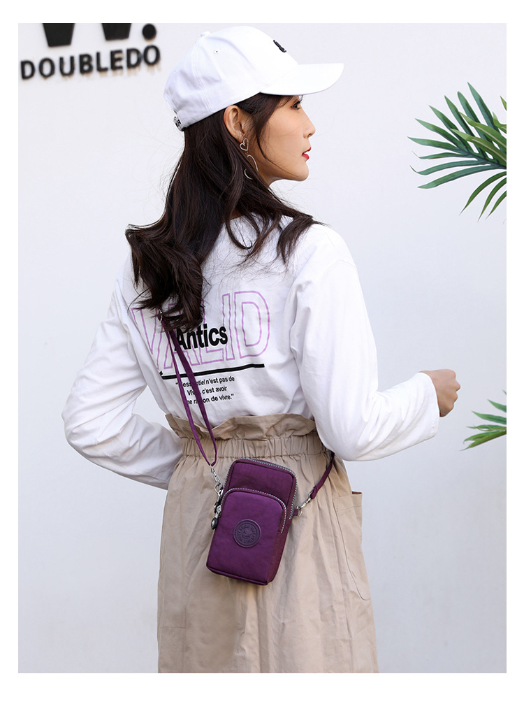 Mom Bag New Crossbody Mobile Cosmetic Bag Korean Style Shoulder Bag Arm Bag Super Practical Multi-Layer Zipper Pouch Mom Bag New Crossbody Mobile Cosmetic Bag Korean Style Shoulder Bag Arm Bag Super Practical Multi-Layer Zipper Pouch