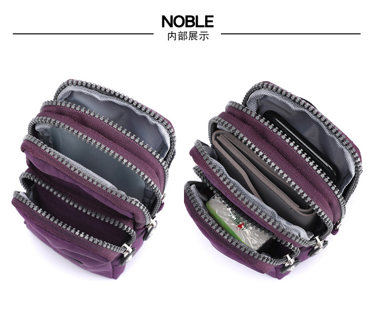 Mom Bag New Crossbody Mobile Cosmetic Bag Korean Style Shoulder Bag Arm Bag Super Practical Multi-Layer Zipper Pouch Mom Bag New Crossbody Mobile Cosmetic Bag Korean Style Shoulder Bag Arm Bag Super Practical Multi-Layer Zipper Pouch