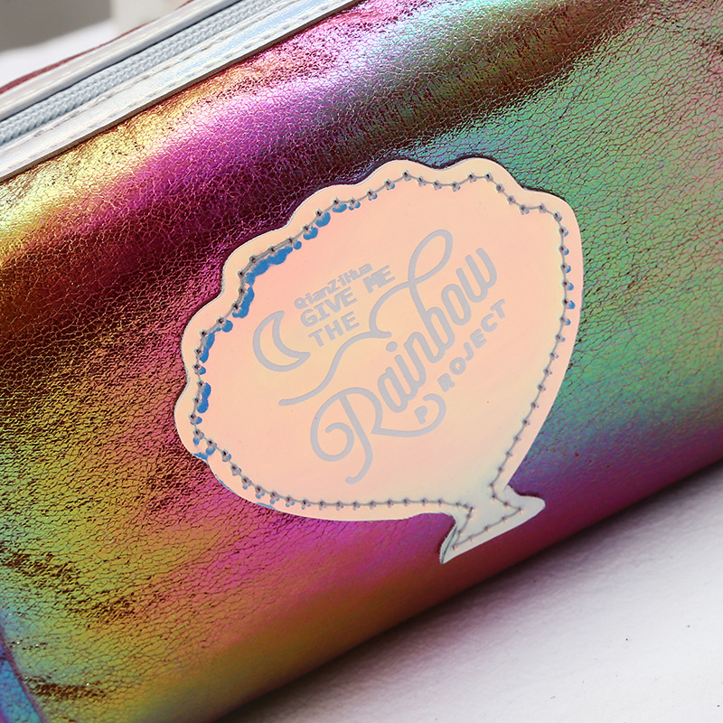 New Pu Women's Cosmetic Bag Laser Shell Creative Octagonal Bag Travel Portable Storage Bag Portable Personal Hygiene Bag New Pu Women's Cosmetic Bag Laser Shell Creative Octagonal Bag Travel Portable Storage Bag Portable Personal Hygiene Bag