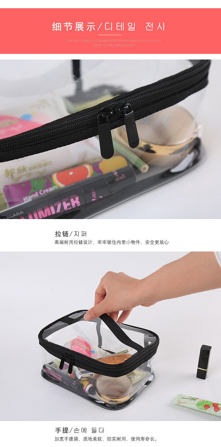 PVC waterproof cosmetic bag threedimensional transparent travel cosmetic toiletry bag colorful simple mouth red envelope PVC waterproof cosmetic bag threedimensional transparent travel cosmetic toiletry bag colorful simple mouth red envelope