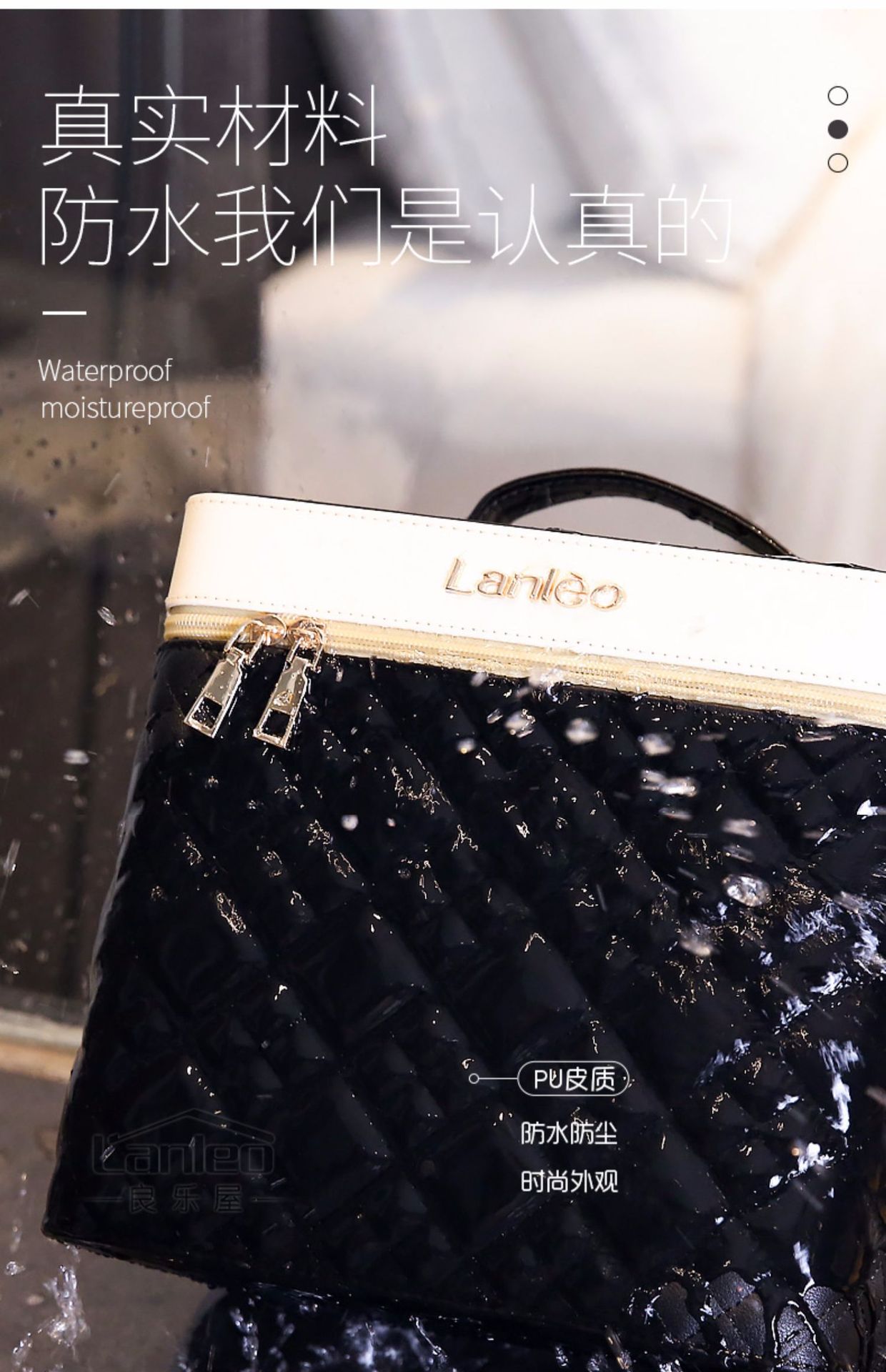 Large Capacity Korean Cosmetic Bag Multi-Functional Small Square Bag Portable Multi-Layer Cosmetics Storage Box Simple Box Large Capacity Korean Cosmetic Bag Multi-Functional Small Square Bag Portable Multi-Layer Cosmetics Storage Box Simple Box