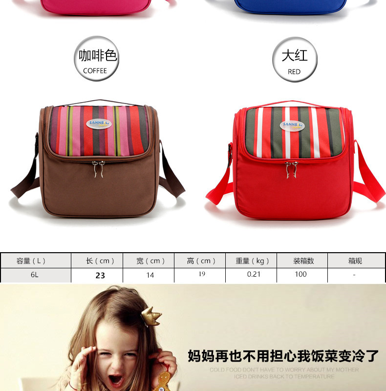 Thermal insulation package shawl multi color Lunch Bag Picnic cold storage ice bag factory direct sales Thermal insulation package shawl multi color Lunch Bag Picnic cold storage ice bag factory direct sales