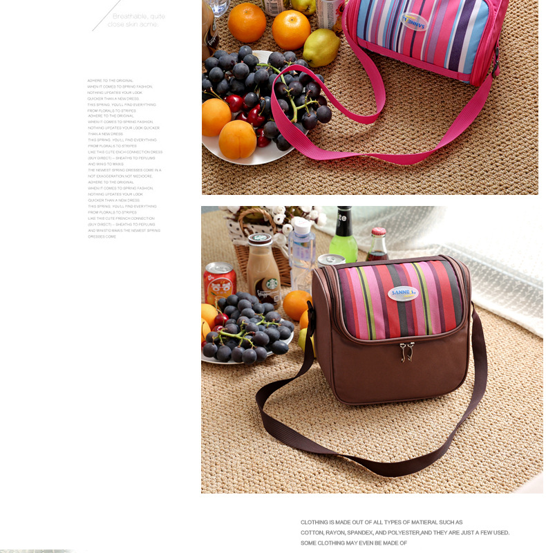 Thermal insulation package shawl multi color Lunch Bag Picnic cold storage ice bag factory direct sales Thermal insulation package shawl multi color Lunch Bag Picnic cold storage ice bag factory direct sales