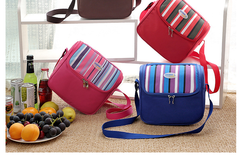 Thermal insulation package shawl multi color Lunch Bag Picnic cold storage ice bag factory direct sales Thermal insulation package shawl multi color Lunch Bag Picnic cold storage ice bag factory direct sales