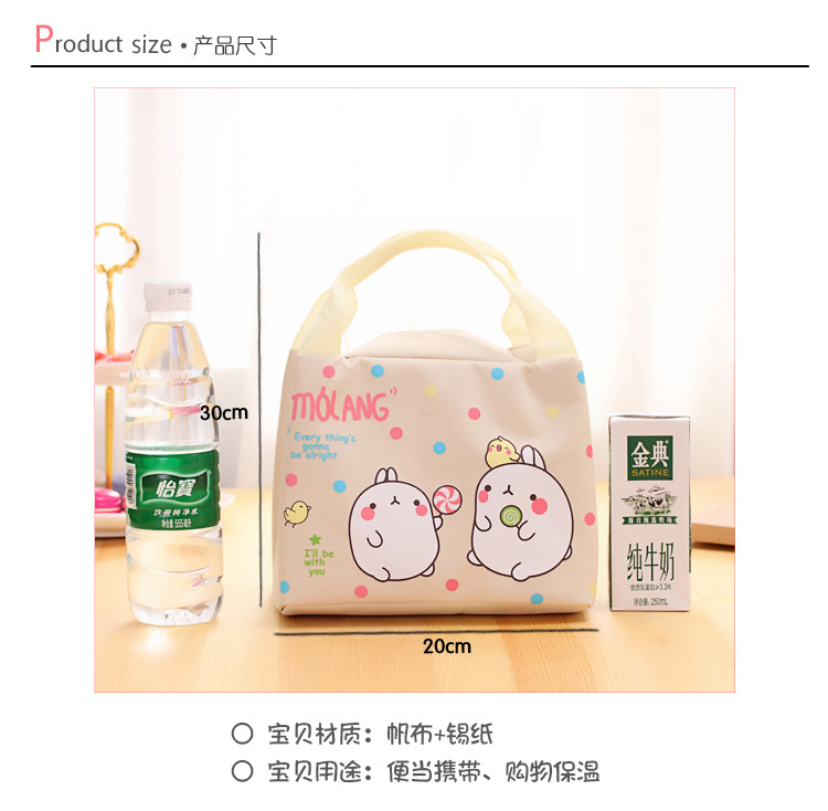 lunch bag ladies thermal bag bento bag rice hand bag thermal bag students carry lunch ice bag lunch bag ladies thermal bag bento bag rice hand bag thermal bag students carry lunch ice bag