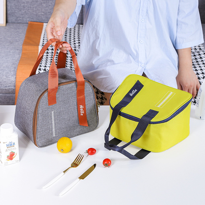New Thermal Insulation Lunch Box Bag Office Worker with Rice Package Aluminum Foil Portable Package Rice Bag Pocket Lunch Bag Lunch Bag Thermal Bag