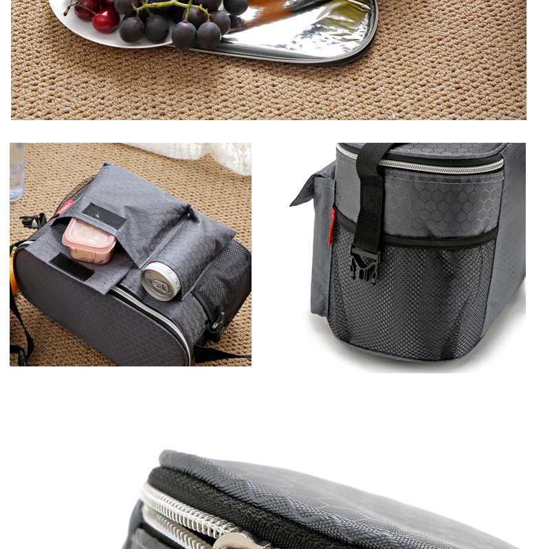 Hot 8L Oxford cloth picnic bag shawl multifunctional thermos bag outdoor aluminum ice bag trade Lunch Bag Hot 8L Oxford cloth picnic bag shawl multifunctional thermos bag outdoor aluminum ice bag trade Lunch Bag