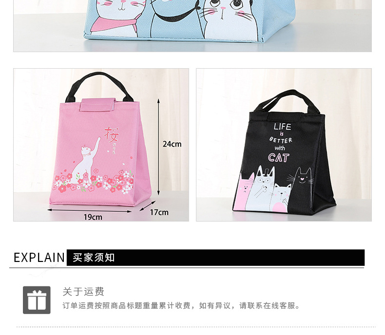 Manufacturer wholesale picnic bag portable lunch bag insulation pack Oxford cloth ice pack Manufacturer wholesale picnic bag portable lunch bag insulation pack Oxford cloth ice pack