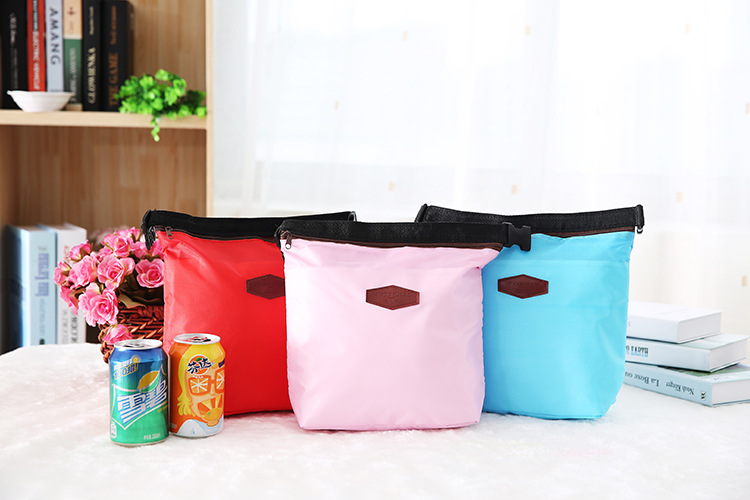 Practical Personality Solid Color Insulation Storage Ice Pad Portable Lunch Bag Lunch Bag Insulated Bag