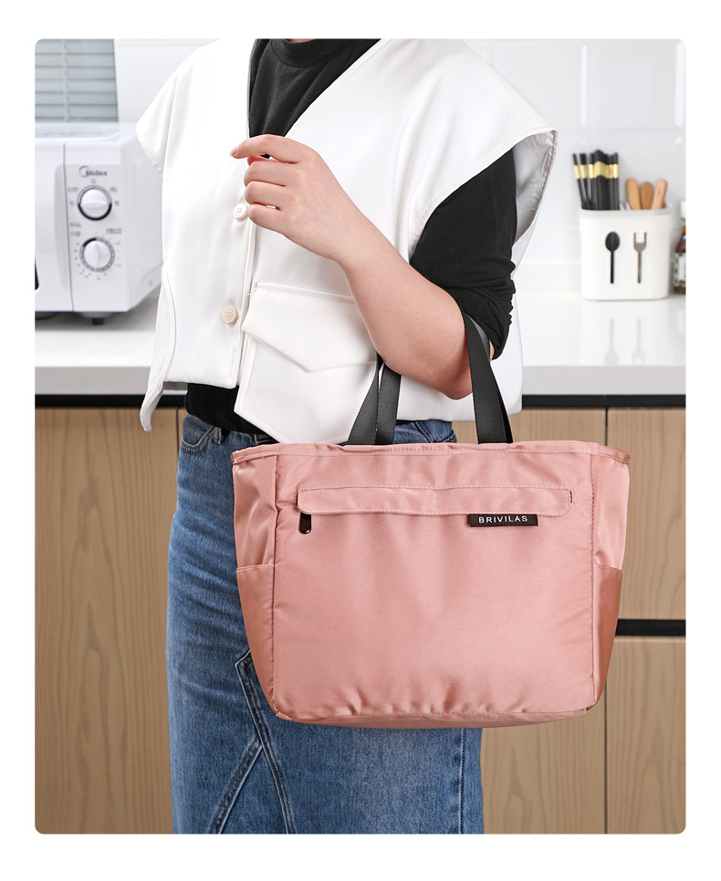 Portable Insulated Bag Solid Color Outdoor Portable Lunch Box Bag Thickened Lunch Thermal Bag Lunch Bag with Rice Handbag Portable Insulated Bag Solid Color Outdoor Portable Lunch Box Bag Thickened Lunch Thermal Bag Lunch Bag with Rice Handbag