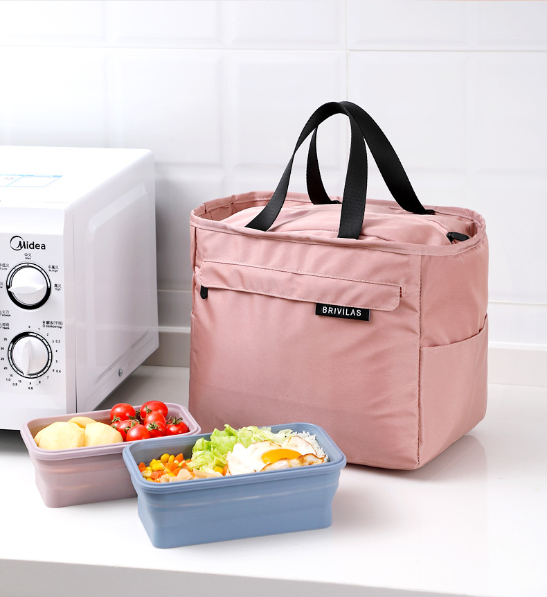 Portable Insulated Bag Solid Color Outdoor Portable Lunch Box Bag Thickened Lunch Thermal Bag Lunch Bag with Rice Handbag Portable Insulated Bag Solid Color Outdoor Portable Lunch Box Bag Thickened Lunch Thermal Bag Lunch Bag with Rice Handbag