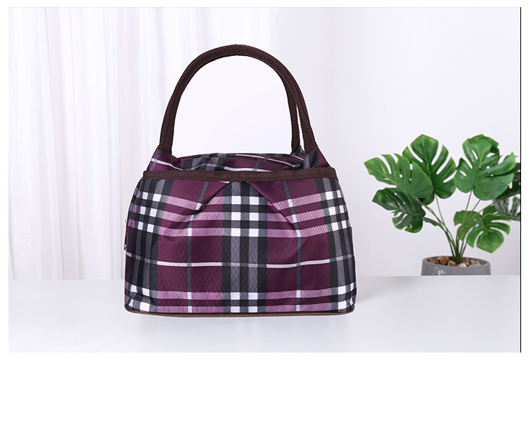 Fashion Thickened Women's Waterproof Bento Insulated Bag Oxford Three-Layer Portable Storage Bag Student Meal Lunch Bag Fashion Thickened Women's Waterproof Bento Insulated Bag Oxford Three-Layer Portable Storage Bag Student Meal Lunch Bag