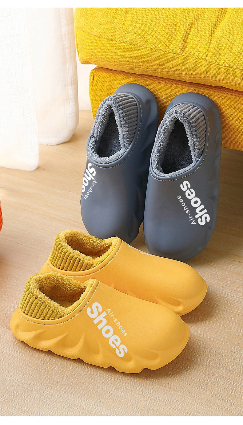 Autumn and Winter Cotton Slippers Large Size Household Eva Non-Slip Water-Proof Bag Heel Insulated Cotton-Padded Shoes Winter Bridled Outer Wear Winter Autumn and Winter Cotton Slippers Large Size Household Eva Non-Slip Water-Proof Bag Heel Insulated Cotton-Padded Shoes Winter Bridled Outer Wear Winter