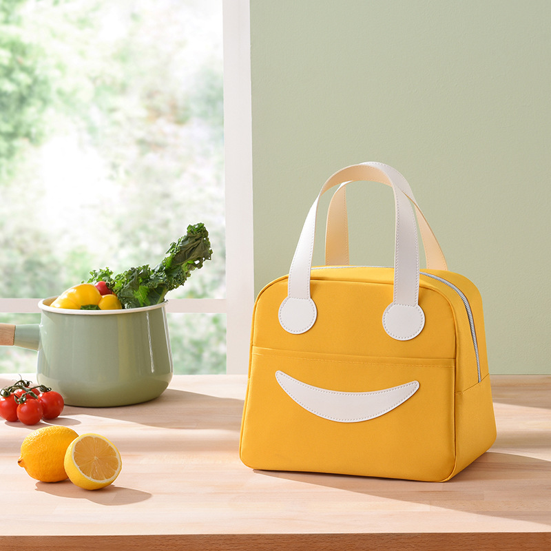 Beilian Portable Lunch Box Bag Thick Aluminum Foil Insulated Lunch Box Bag Student Cute Lunch Bag Oxford Cloth Lunch Bag