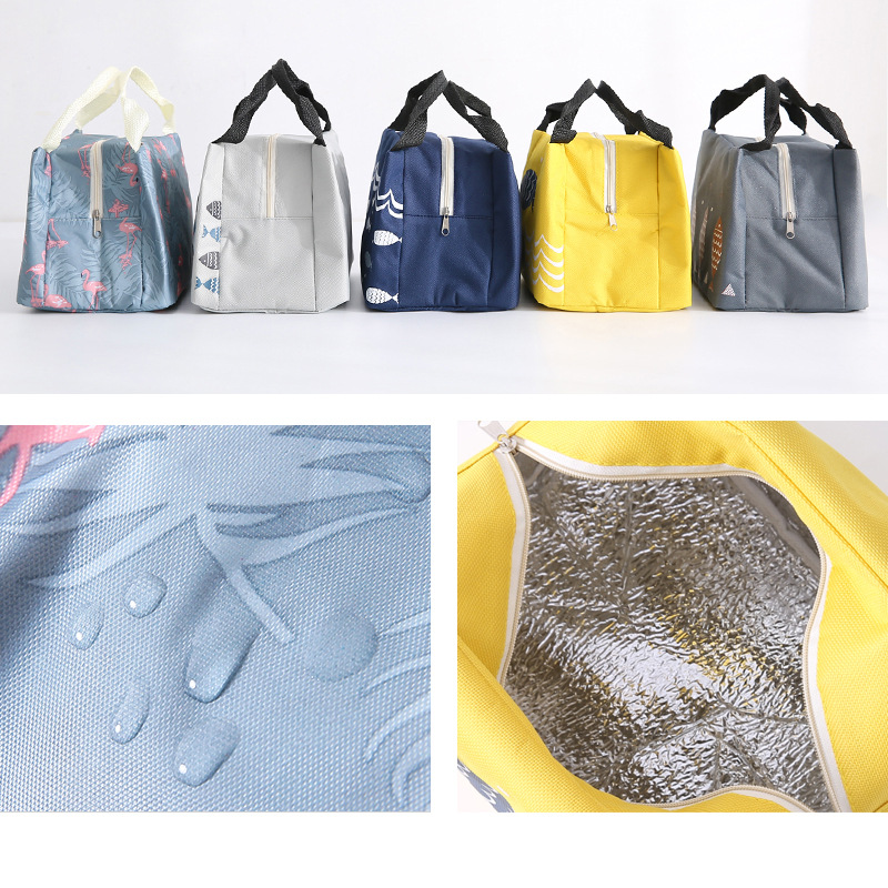 Cute Creative Fish Insulated Bag Cooling Bag Foldable Portable Student Lunch Bag Lunch Bag Ice Pack Stall