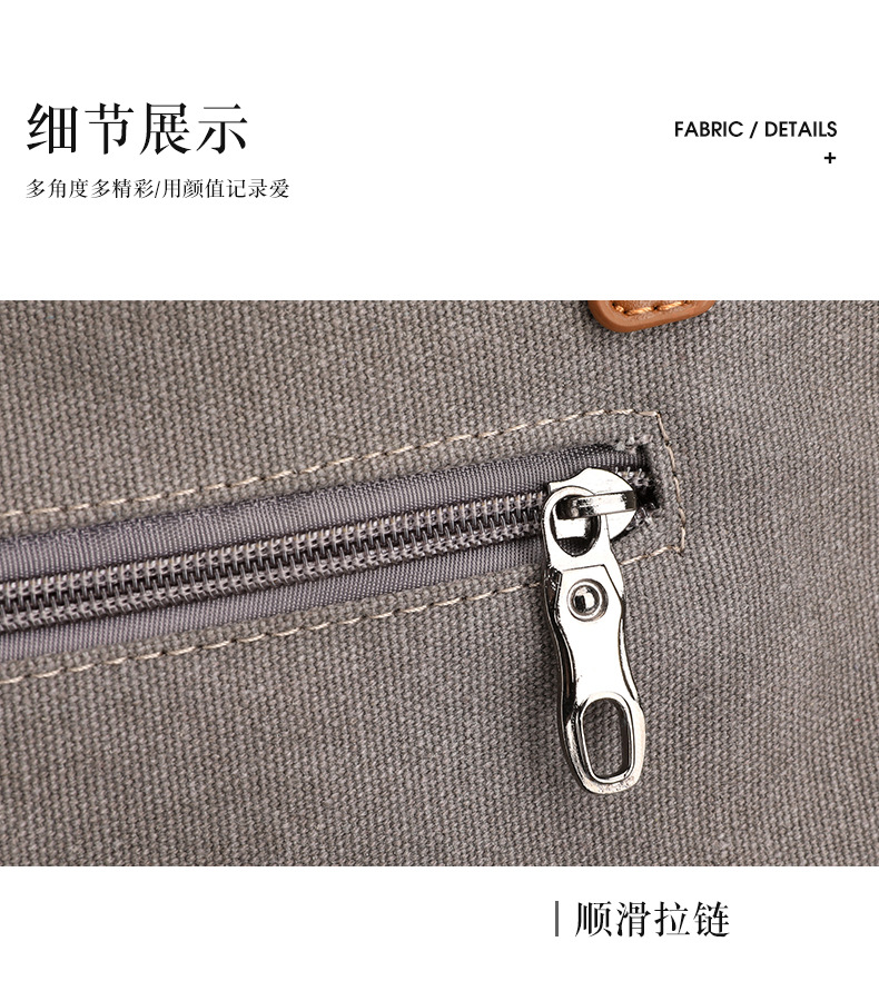 Canvas Commuter Bag Tote Bucket Bag Large Capacity Women's Bag 2022 Spring and Autumn New Fashion Crossbody One-Shoulder Large Bags