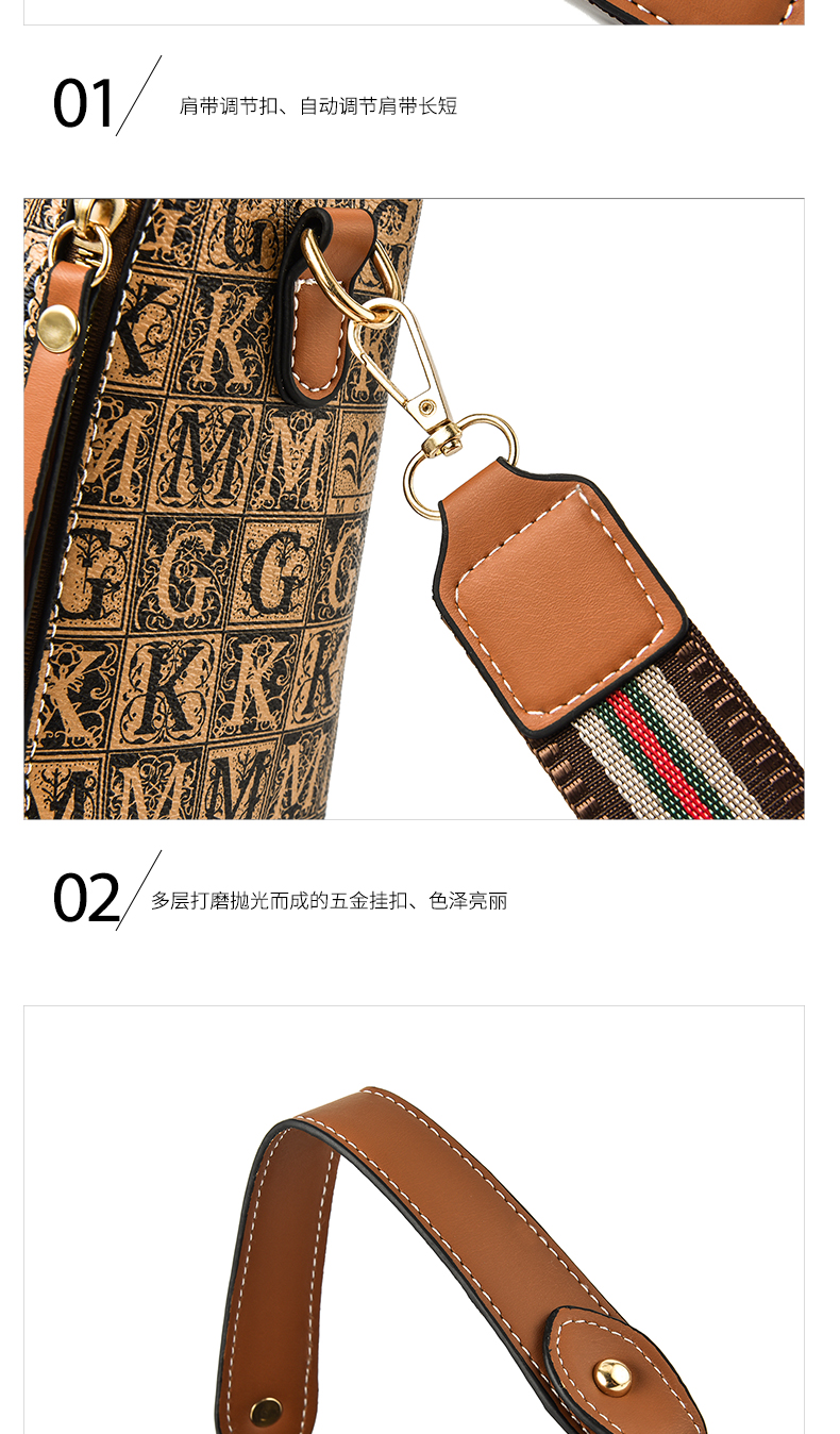 Bucket bag 2021 new fashion women's bag Korean version net red small bag portable one shoulder diagonal bag