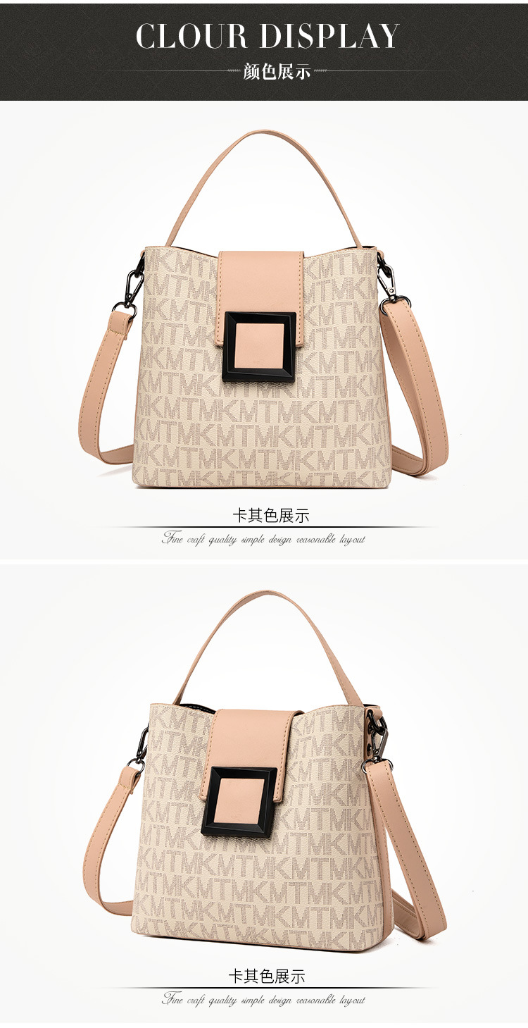 Fashion Women's Bag Women's Printed Shoulder Bag Leisure Bucket Bag Handbag Messenger Bag Fashion Women's Bag Women's Printed Shoulder Bag Leisure Bucket Bag Handbag Messenger Bag