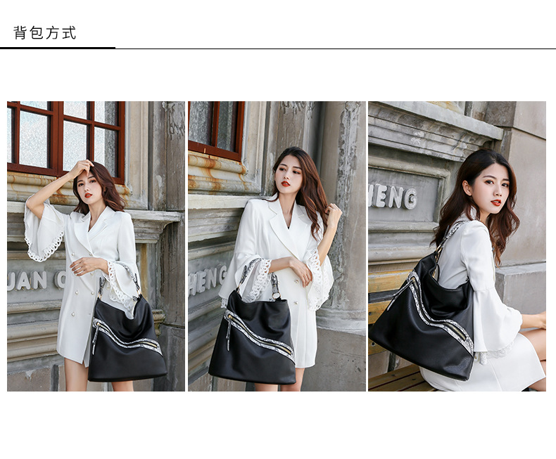 Foreign Trade 2021 Spring/Summer New Bucket Bag Snake Pattern Shoulder Bag Portable Big Bag European and American Fashion Women's Underarm Bag Foreign Trade 2021 Spring/Summer New Bucket Bag Snake Pattern Shoulder Bag Portable Big Bag European and American Fashion Women's Underarm Bag
