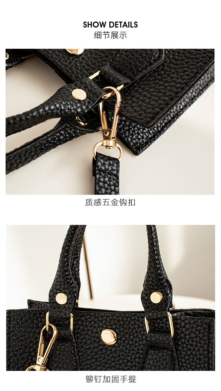 Women's Bag 2021 New Lychee Pattern Portable Crossbody Small Bucket Bag Leisure Phone Bag One Piece Dropshipping Foreign Trade Small Bag Women's Bag 2021 New Lychee Pattern Portable Crossbody Small Bucket Bag Leisure Phone Bag One Piece Dropshipping Foreign Trade Small Bag