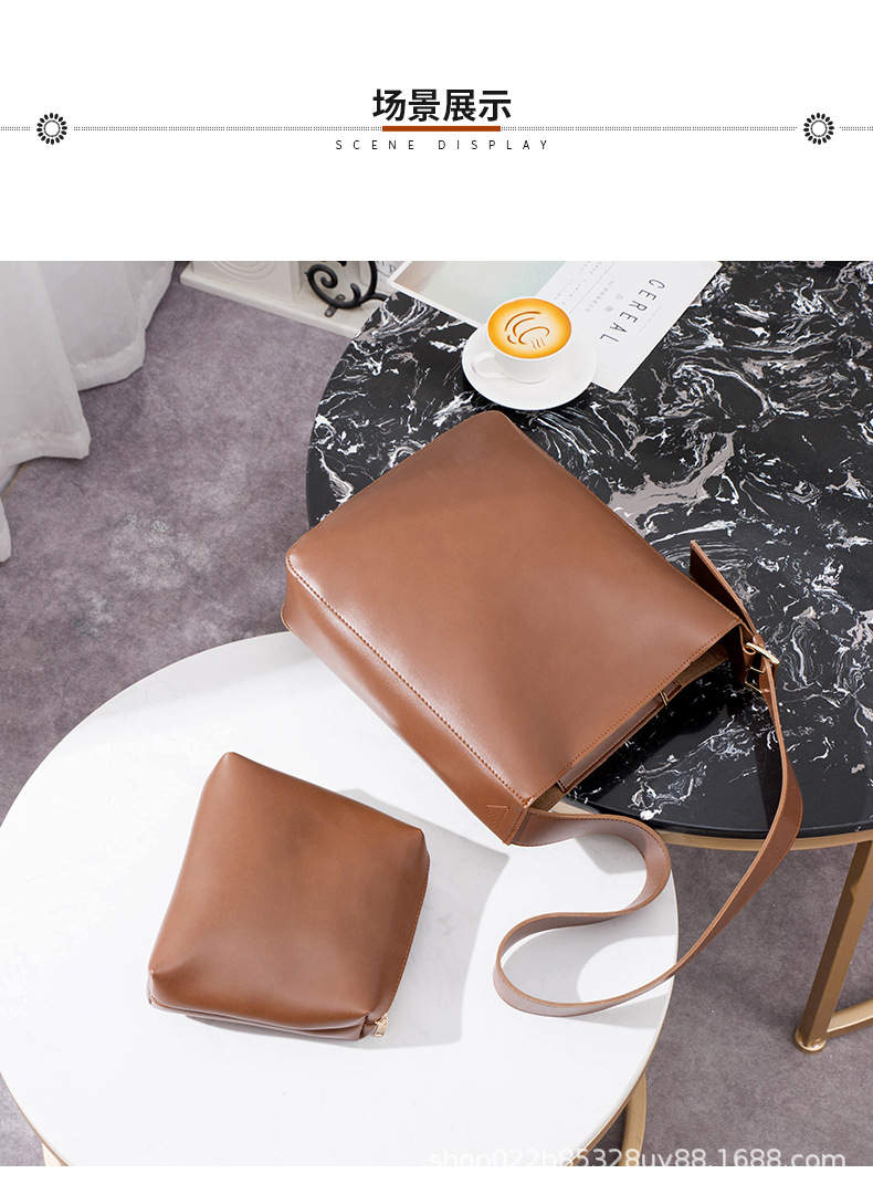 Women's Bag 2021 New Combination Bags Factory Wholesale Korean Style Trendy Crossbody Pu Women's Bag Fashionable Shoulder Bucket Bag Women's Bag 2021 New Combination Bags Factory Wholesale Korean Style Trendy Crossbody Pu Women's Bag Fashionable Shoulder Bucket Bag