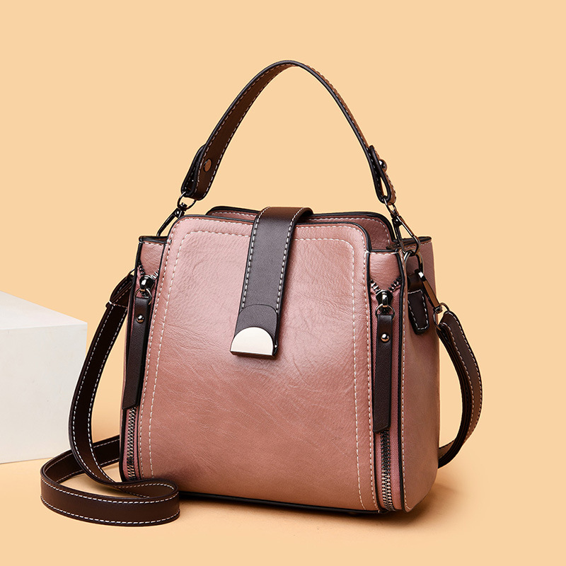Bucket Bag Women&#039;s Bag Fashion Shoulder Bag Soft Leather Versatile Crossbody Bag Handbag