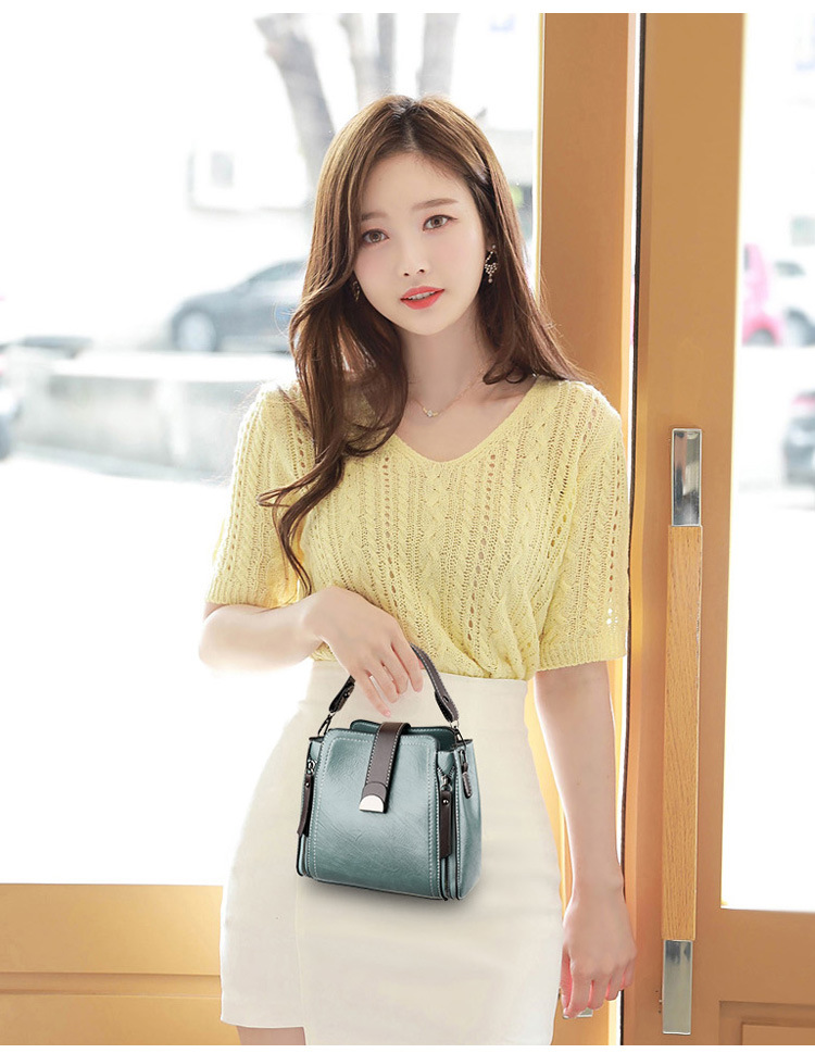 Bucket Bag Women's Bag Fashion Shoulder Bag Soft Leather Versatile Crossbody Bag Handbag Bucket Bag Women's Bag Fashion Shoulder Bag Soft Leather Versatile Crossbody Bag Handbag