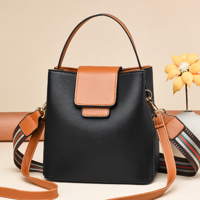 Fashion bucket bag women&#039;s new high-capacity single shoulder portable bag in autumn 2021
