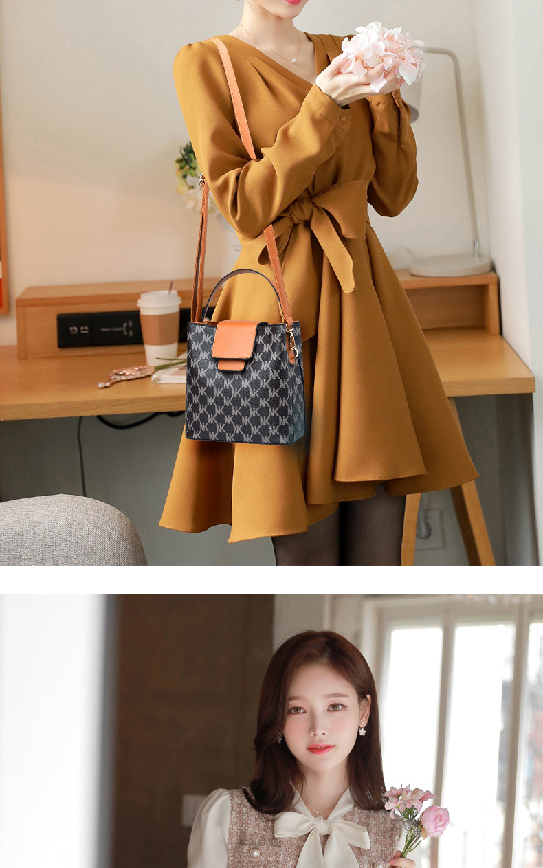 Fashion bucket bag women's new high-capacity single shoulder portable bag in autumn 2021 Fashion bucket bag women's new high-capacity single shoulder portable bag in autumn 2021