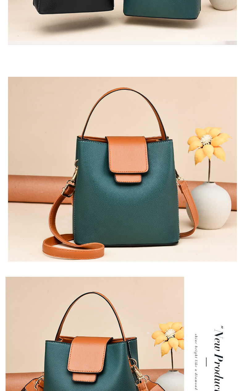 Fashion bucket bag women's new high-capacity single shoulder portable bag in autumn 2021 Fashion bucket bag women's new high-capacity single shoulder portable bag in autumn 2021
