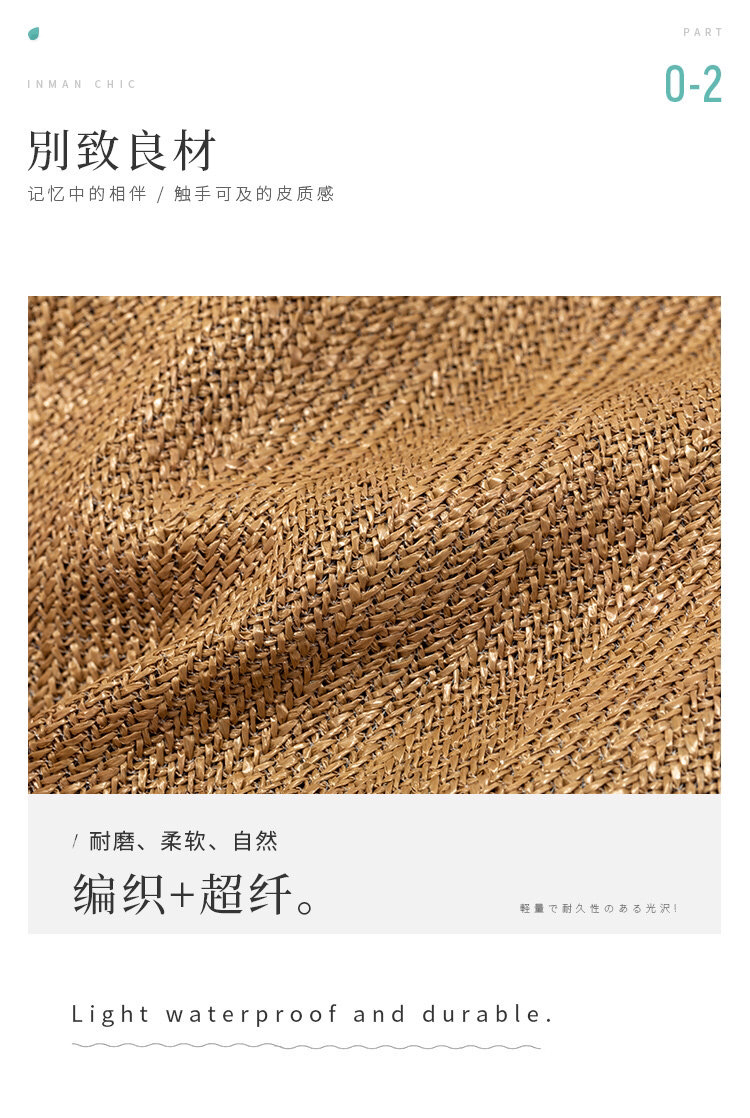 2020 Autumn New Woven Bucket Bag Large Capacity Fashion Tote Bag Shoulder Handbag Commuter Bag