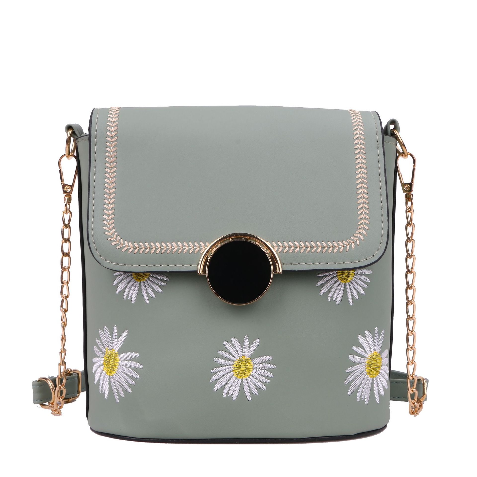 Factory Exclusive Supply New Korean Style Fashion Bucket Bag Internet Celebrity Women's Bag Fresh Sweet Shoulder Messenger Bag Wholesale Custom
