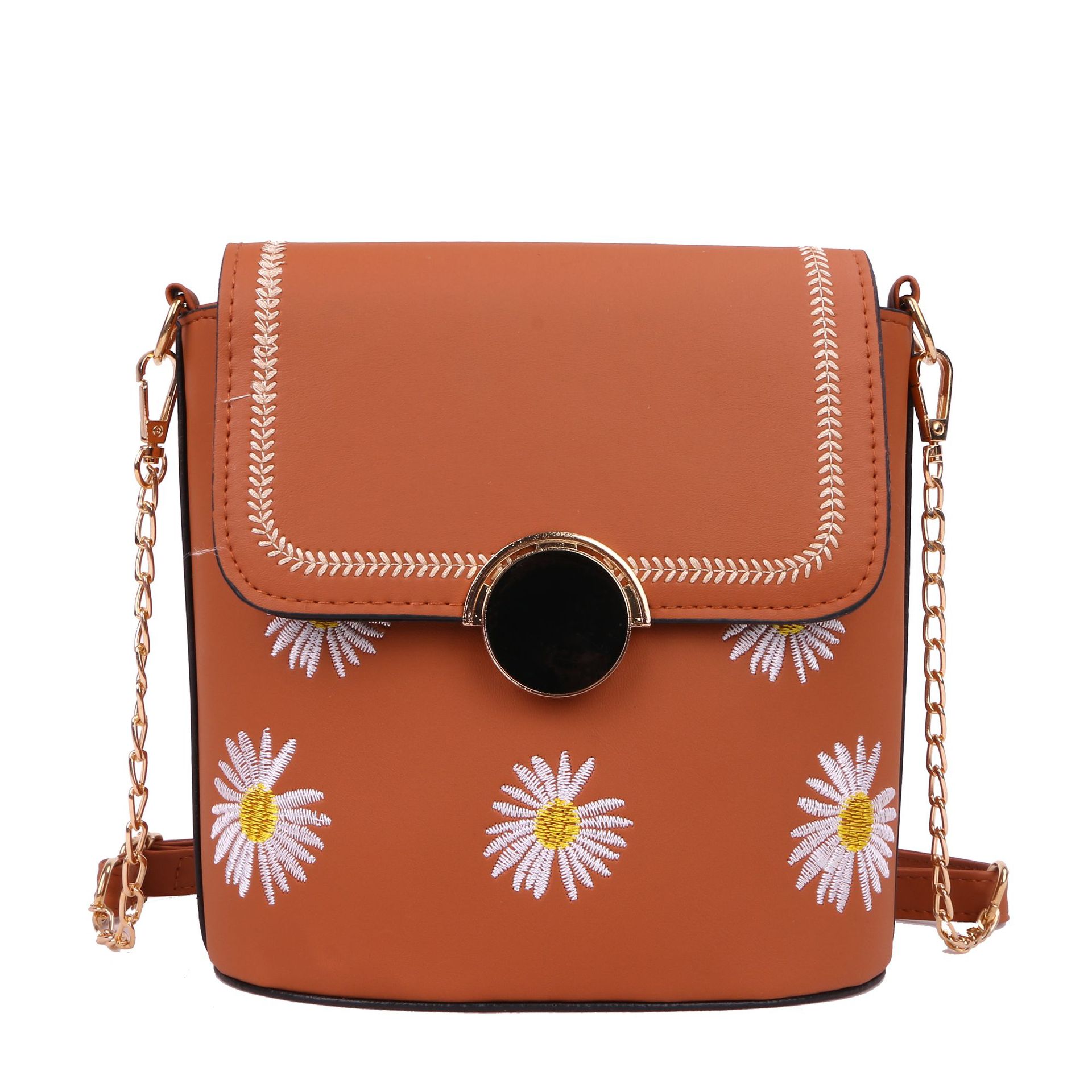Factory Exclusive Supply New Korean Style Fashion Bucket Bag Internet Celebrity Women's Bag Fresh Sweet Shoulder Messenger Bag Wholesale Custom