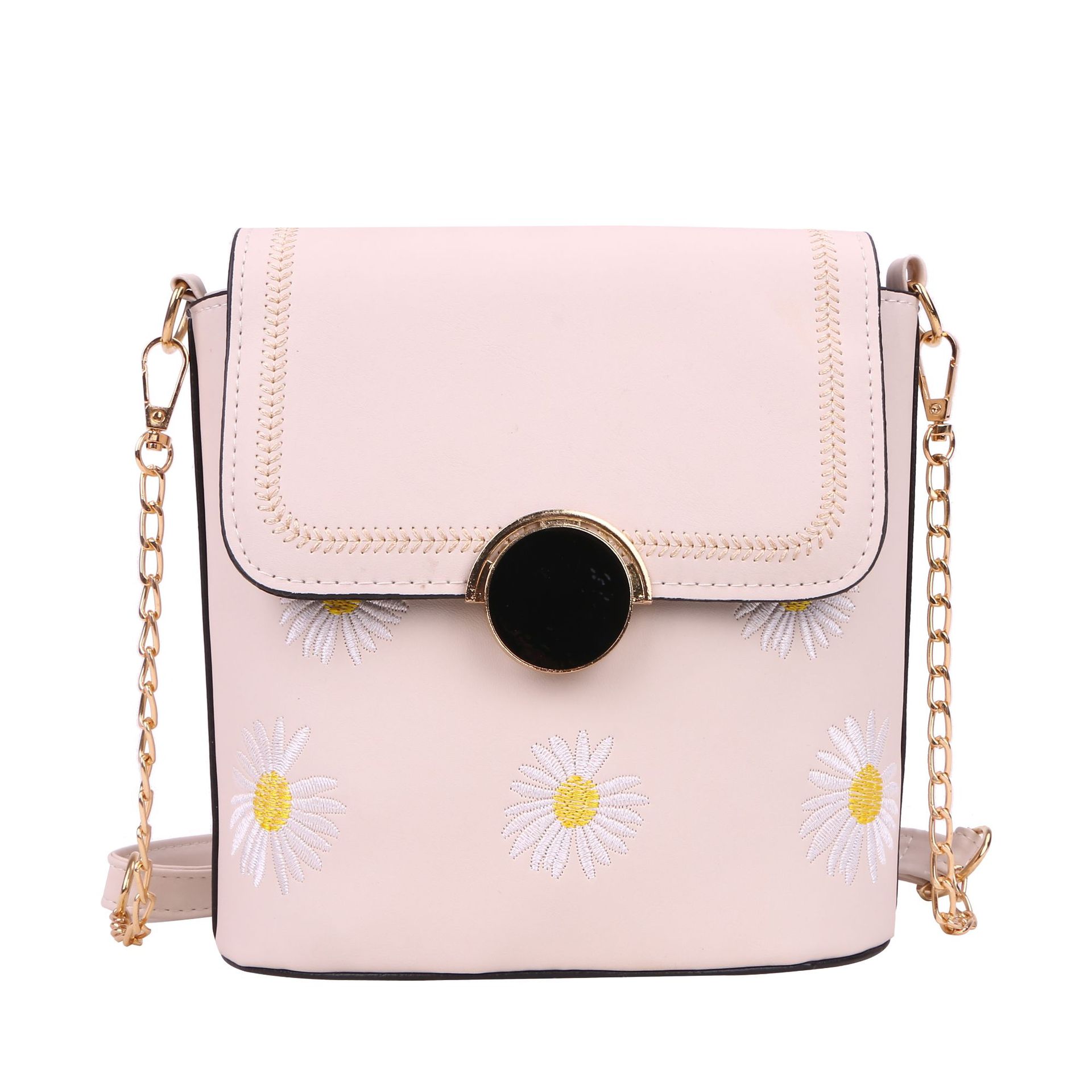 Factory Exclusive Supply New Korean Style Fashion Bucket Bag Internet Celebrity Women's Bag Fresh Sweet Shoulder Messenger Bag Wholesale Custom