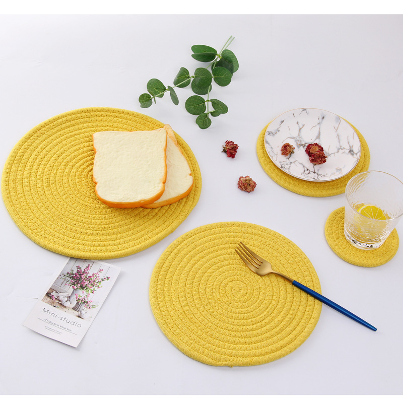 Cord Heat Resistant Heat Insulation HeatResistant Home Dining Table Cushion Coaster Bowl Mat Placemat Heat Proof Mat Cord Heat Resistant Heat Insulation HeatResistant Home Dining Table Cushion Coaster Bowl Mat Placemat Heat Proof Mat