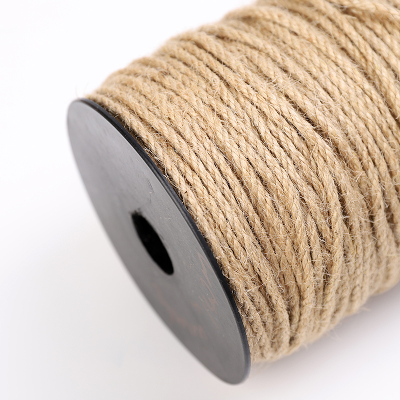 Manufacturers direct diy checking jute rope vintage decorative cord photo wall binding rope