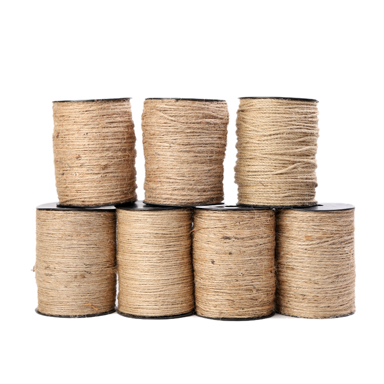 Manufacturers direct diy checking jute rope vintage decorative cord photo wall binding rope