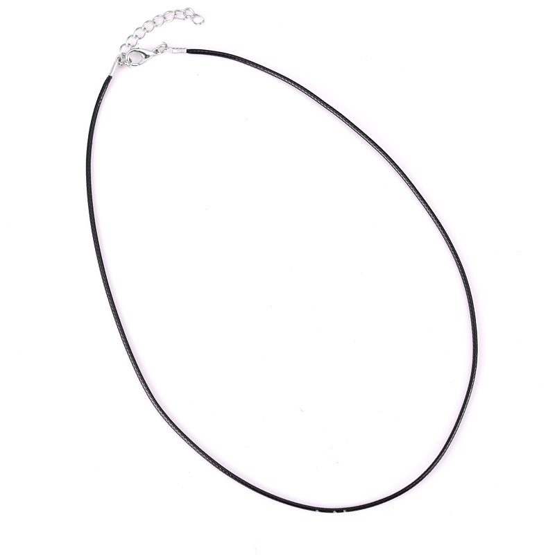 Korean Wax Cord Necklace Rope Factory Direct Sales Leather Rope Necklace Accessories Lanyard DIY Pendant Rope Wax Line