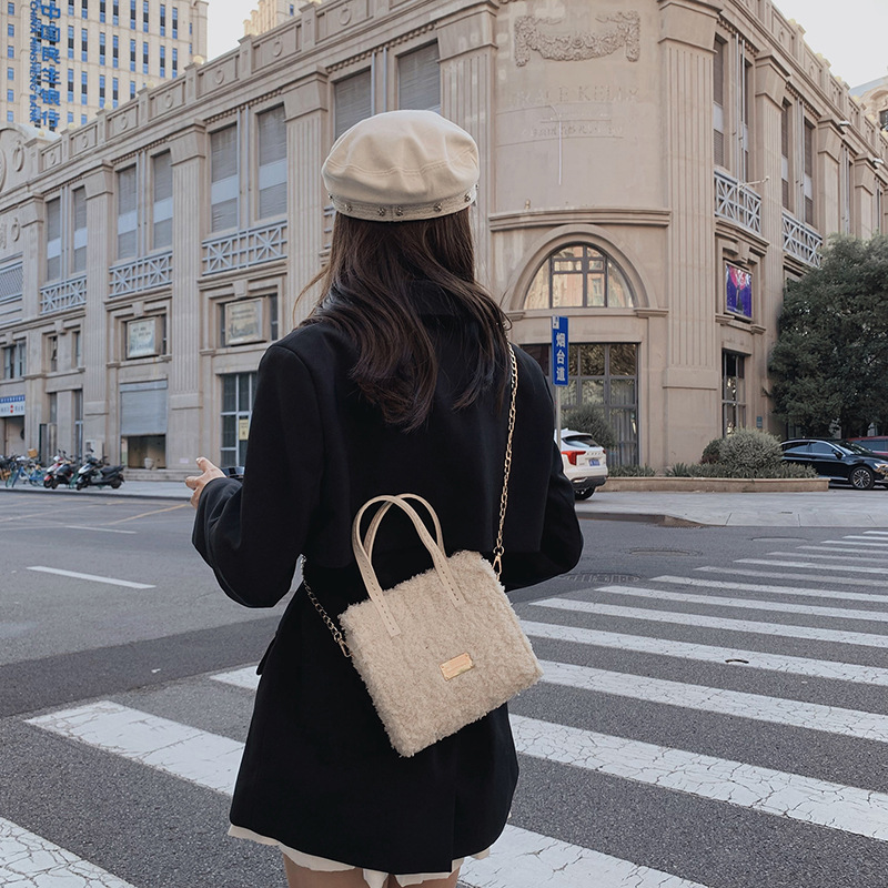 Bag 2021 New All-Match DIY Hand-Woven Bag Material Bag Fashion Wool Mesh Shoulder Messenger Bag for Women