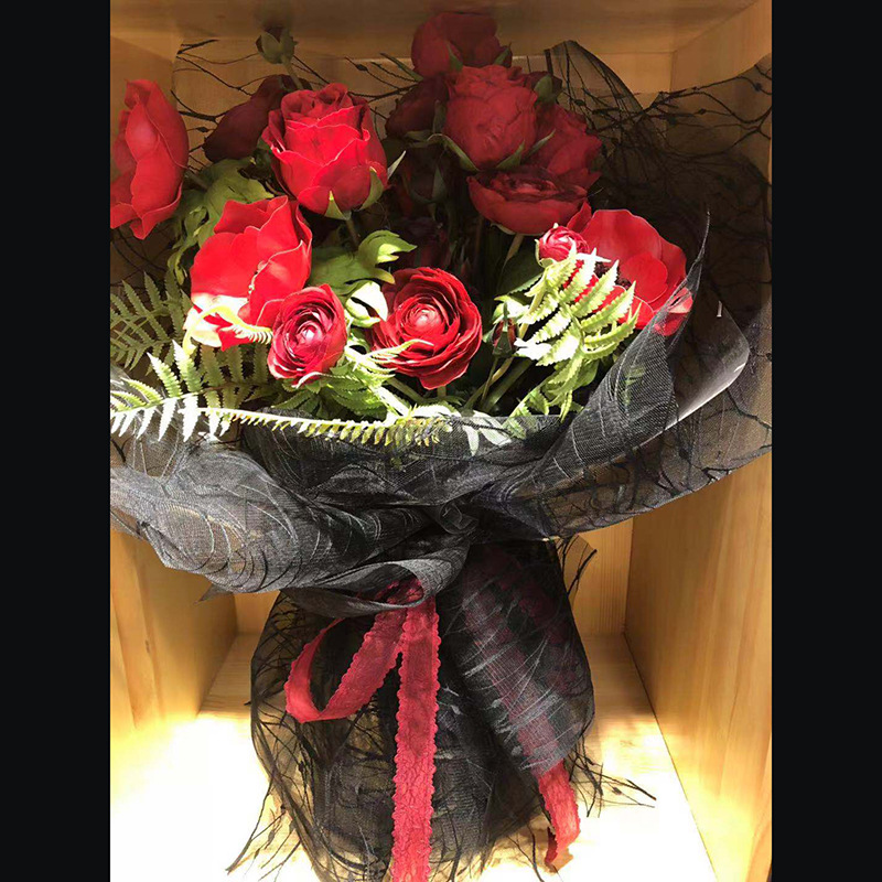 Material Mesh Voile Texture Bouquet Flowers Gift Box Packaging Material Wrapping Paper Bag Shop Supplies Wholesale Material Mesh Voile Texture Bouquet Flowers Gift Box Packaging Material Wrapping Paper Bag Shop Supplies Wholesale