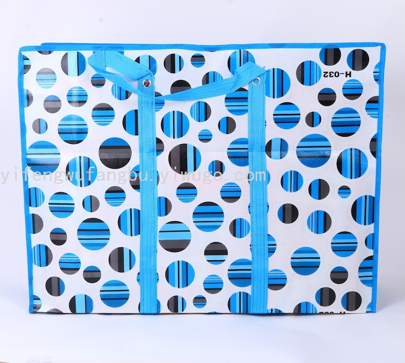Woven Bag Non-Woven Bag Packing Bag Factory Direct Sales Webbing Winding Bottom Non-Woven Bag