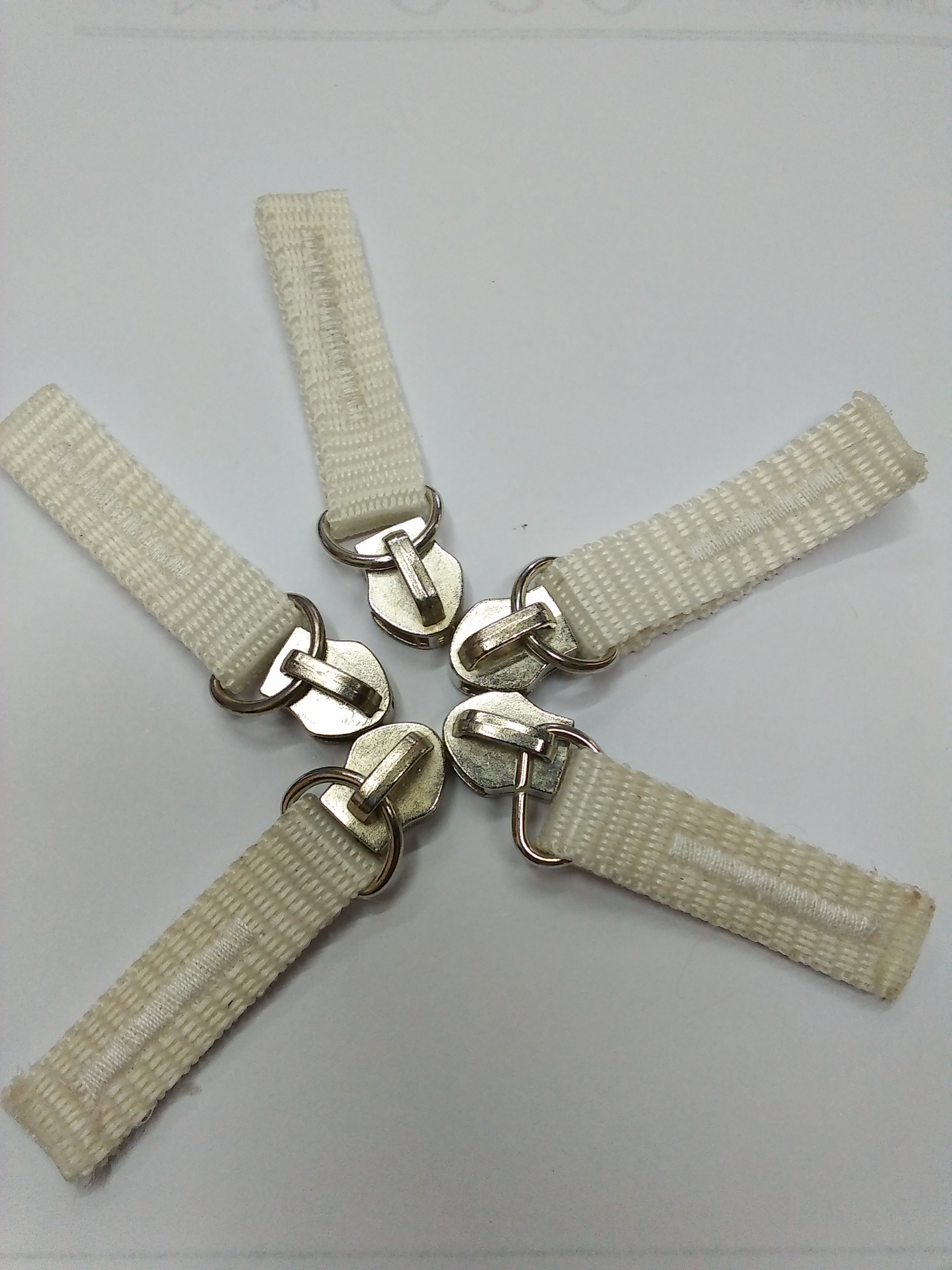 No. 5 nylon metal webbing splice