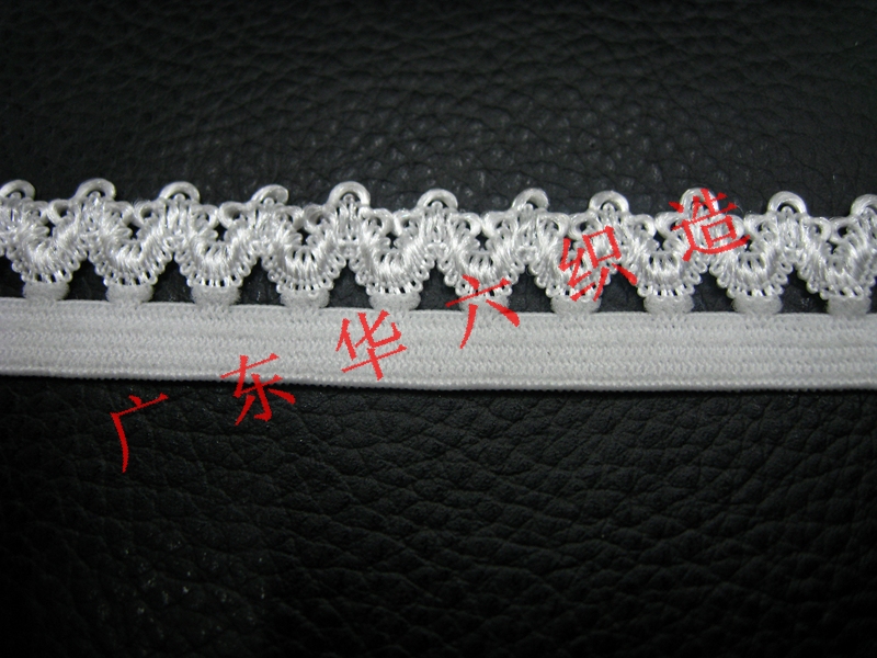 Factory direct wholesale nylon large tooth Crown side webbing lace
