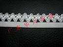 Factory direct wholesale nylon large tooth Crown side webbing lace