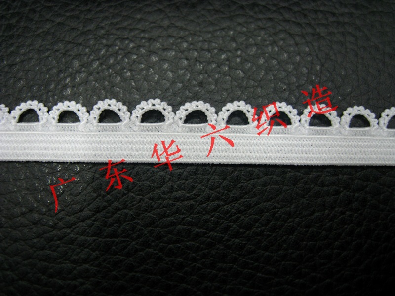 Factory direct wholesale nylon nylon Crescent tooth side webbing lace