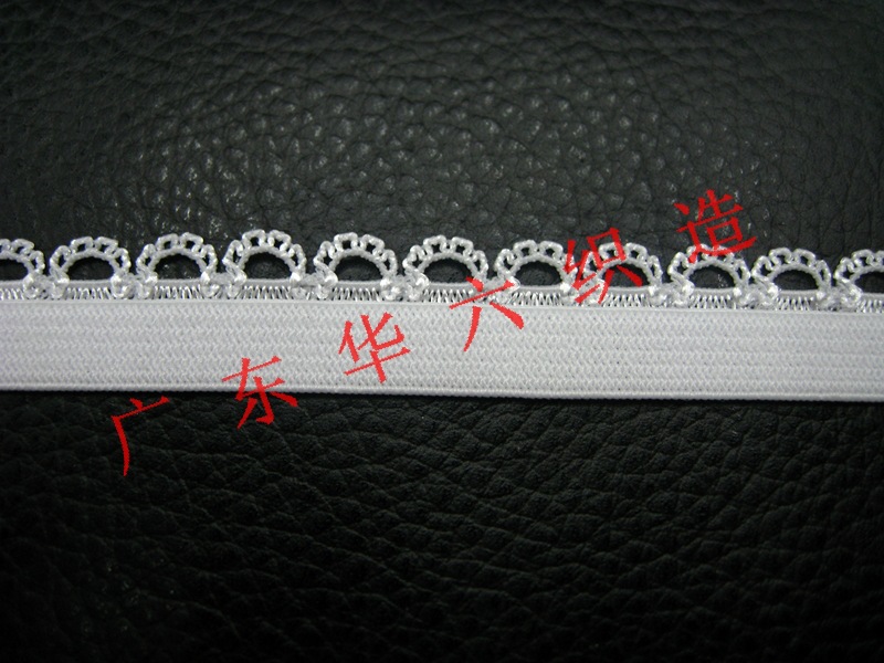 Factory direct wholesale nylon nylon Crescent tooth side webbing lace