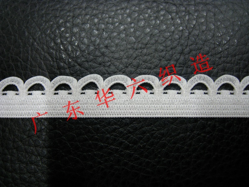 Factory direct wholesale nylon nylon Crescent tooth side webbing lace