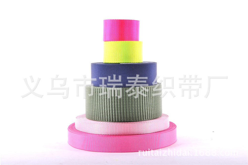 Factory direct supply PP webbing polypropylene webbing with polyester webbing with nylon Ribbon Factory direct supply PP webbing polypropylene webbing with polyester webbing with nylon Ribbon