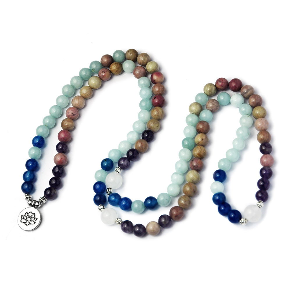 Natural Emperor Turquoise Bracelet Zen Lotus Buddha Emperor Stone Bracelet Amazon Natural Stone Ornament Cross-Border Wholesale