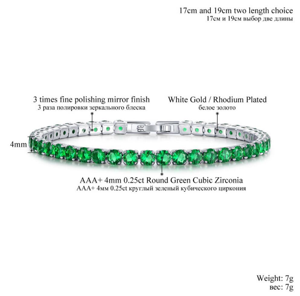 European and American Men's Hip Hop Bracelet Wholesale Cross-Border Sold Jewelry Amazon EBay Hot Sale Micro Inlaid Zircon Bracelet for Women